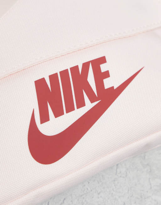 Nike futura logo 365 crossbody bag in light pink