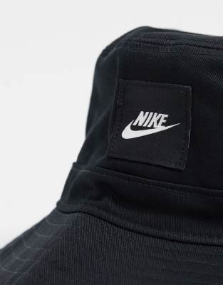 Nike Futura logo bucket hat in black | ASOS