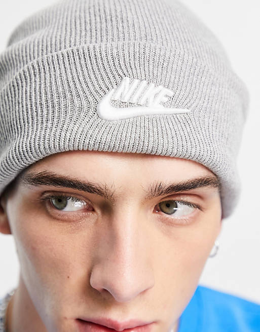  Caps & Hats/Nike Futura logo low beanie in grey 