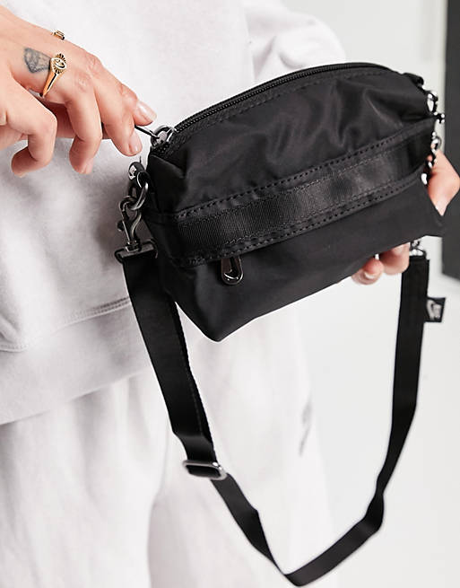 Nike Futura Luxe cross body multi pocket bag in black