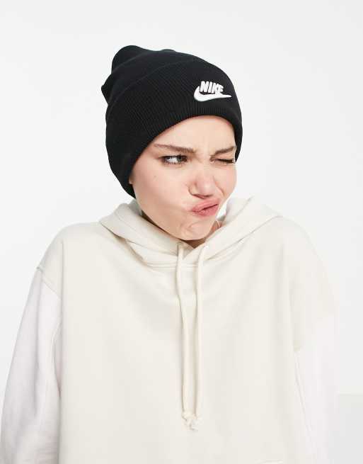 Nike beanie with outlet brim