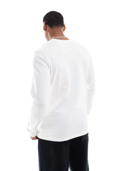 Nike - Futura - T-shirt à logo et manches longues - Blanc, 4 de 4