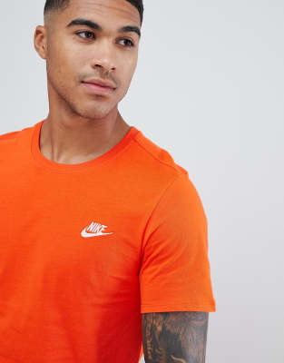 nike t shirt arancione