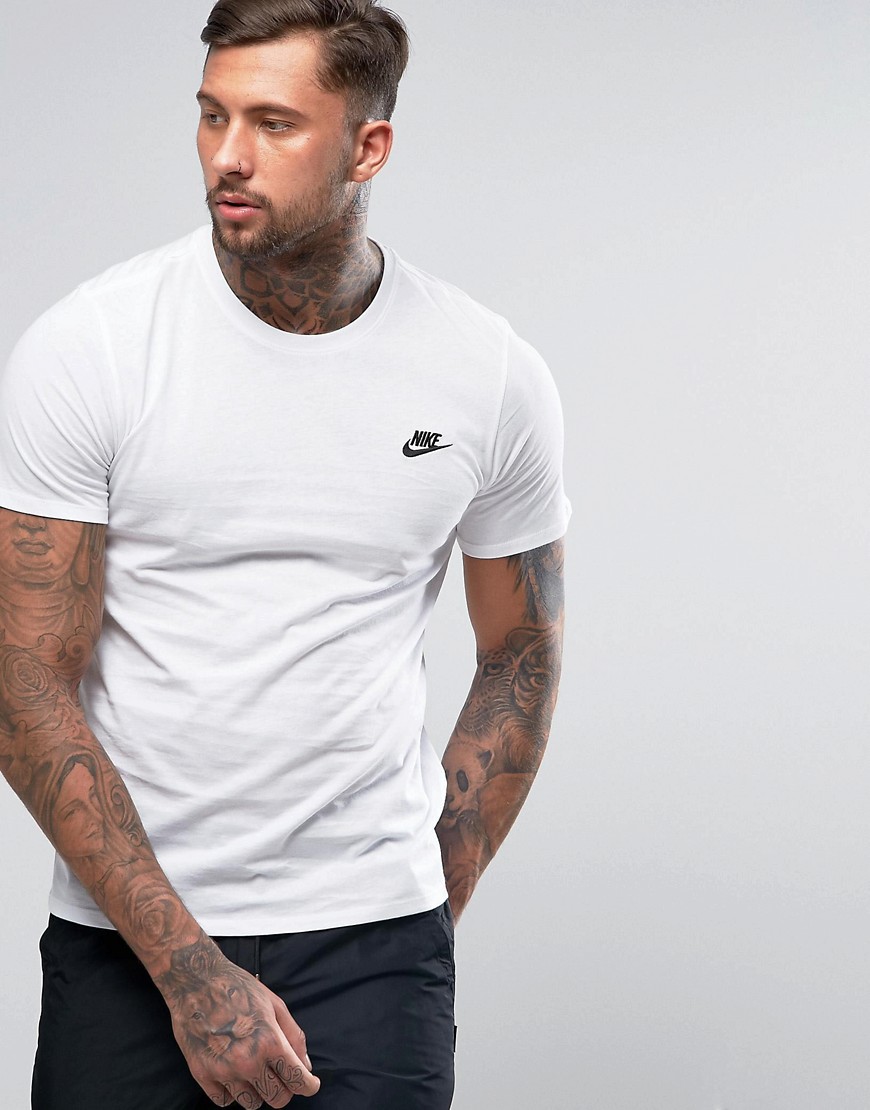 Nike - Futura - T-shirt bianca 827021-100-Bianco