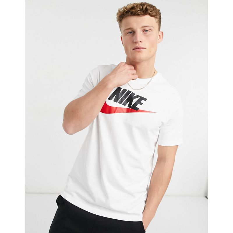 Activewear DjS3V Nike - Futura - T-shirt bianca con logo