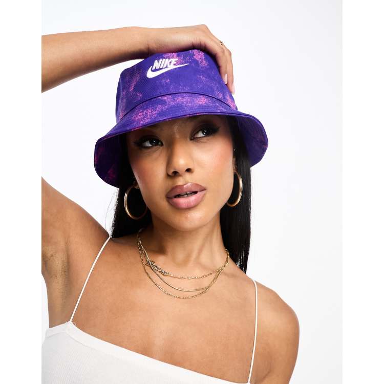 Nike Futura tie dye bucket hat in blue | ASOS display picture 1