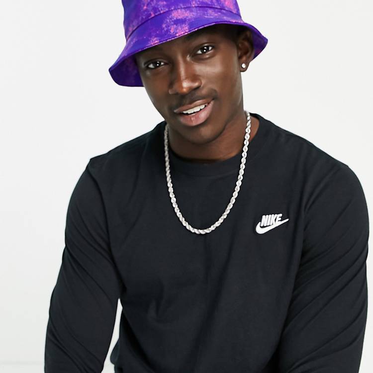 Nike Futura tie dye bucket hat in purple | ASOS