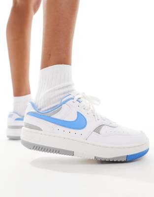 Nike Gamma Force In White And University Blue In White