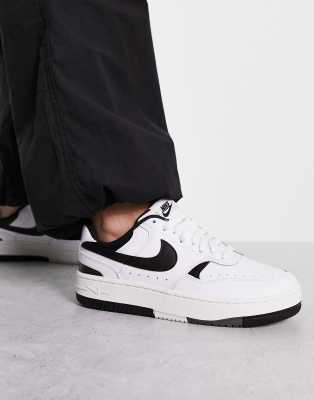 Nike Gamma Force Sneakers In White And Black In Black And White