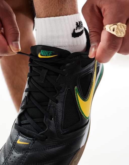 Nike Gato sneakers in black and yellow, 4 of 5