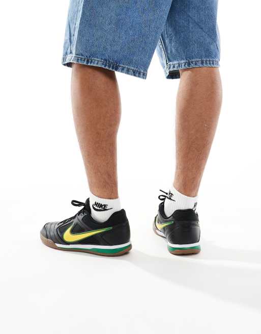 Nike Gato sneakers in black and yellow