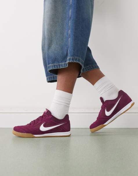 Nike Gato sneakers in burgundy and white - view 1