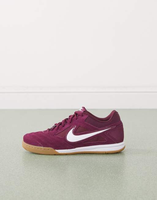 Nike Gato sneakers in burgundy and white, 3 of 5