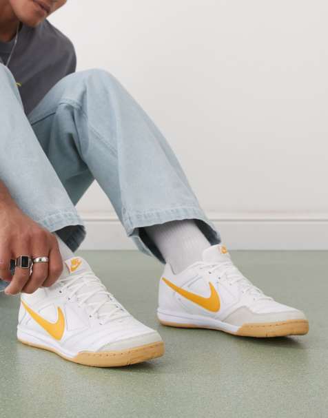 Nike Gato sneakers in white and gold - view 1