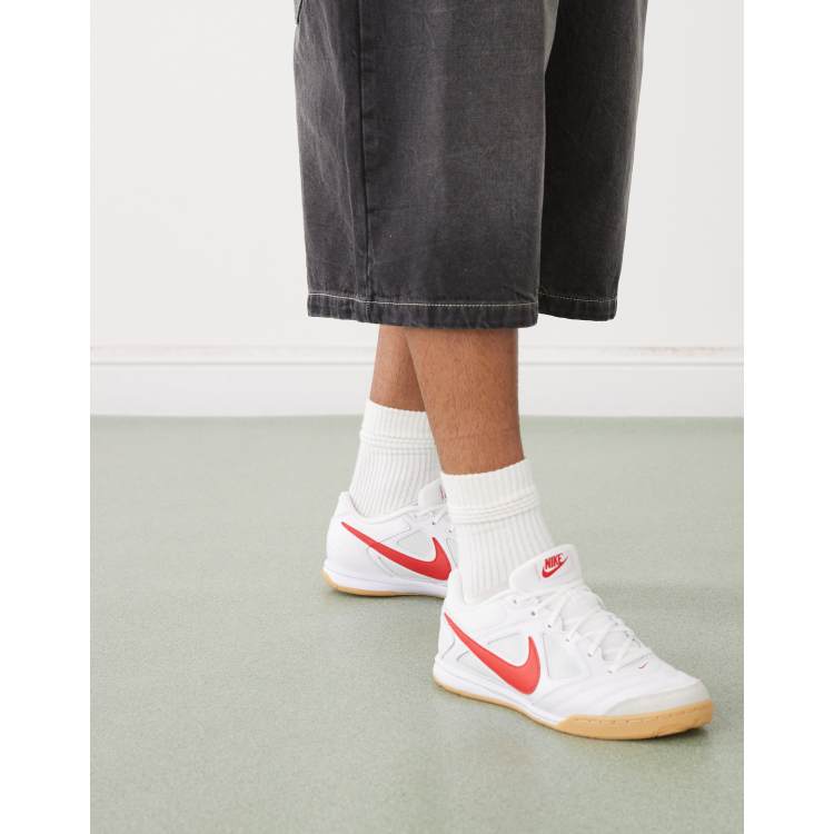 Nike Gato sneakers in white & red | ASOS