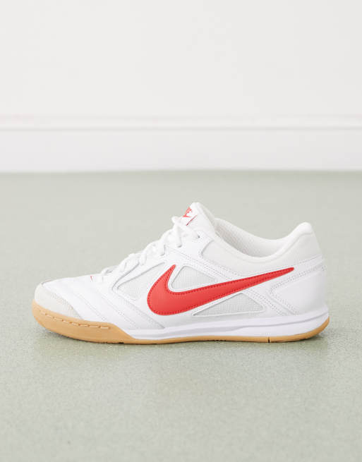 Nike Gato sneakers in white & red | ASOS