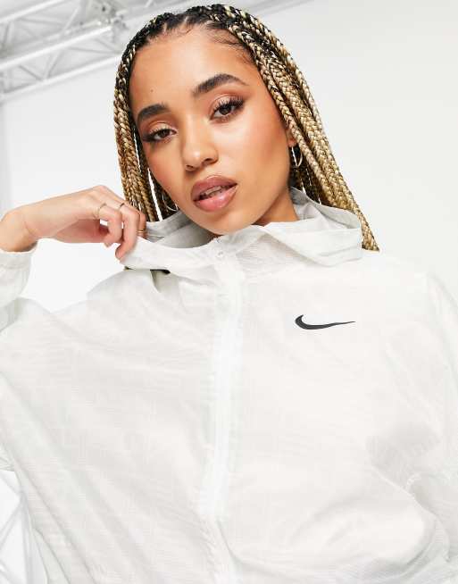 Giacca store nike bianca