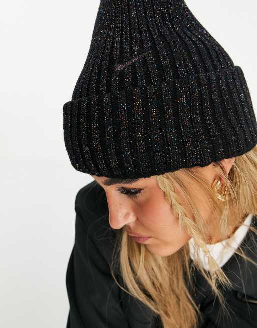 glitter beanie