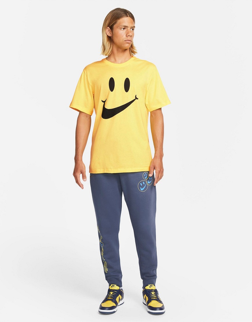 Nike Go The Extra Smile Pack graphic T-shirt in yellow