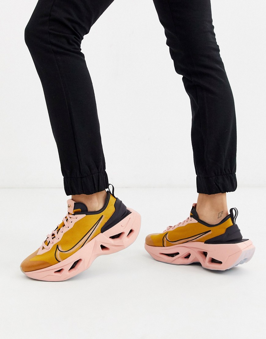 Nike gold and pink Zoom x Vista Grind trainers