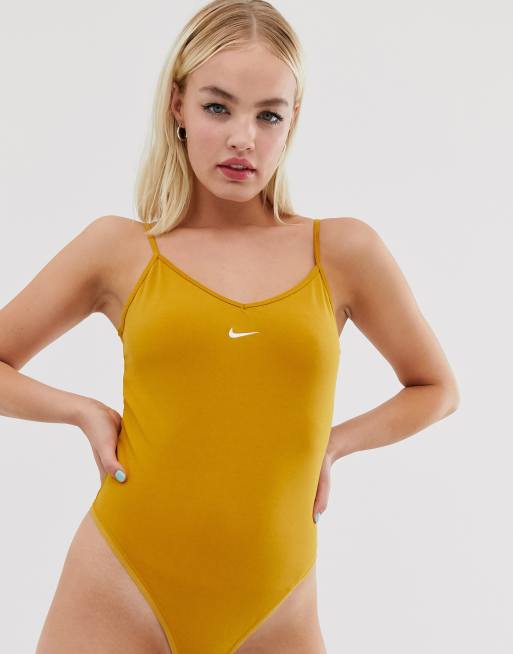 Yellow deals nike bodysuit