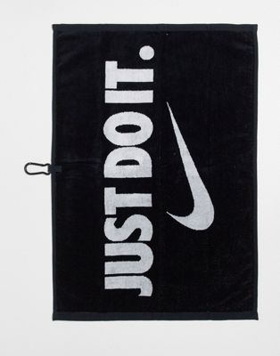 Nike Unisex Golf 2.0 towel in black - ASOS Price Checker