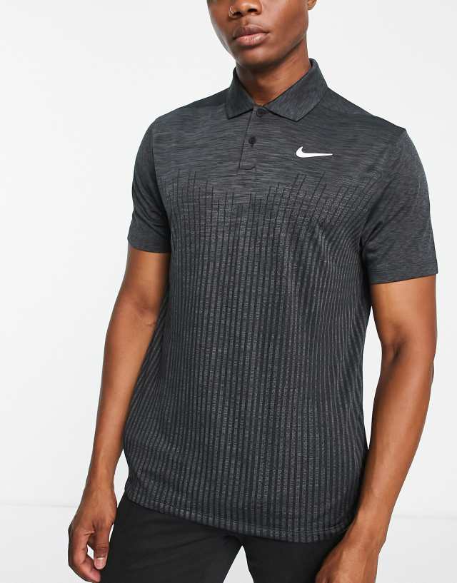 Nike Golf Advanced Vapor Dri-FIT jacquard polo in black