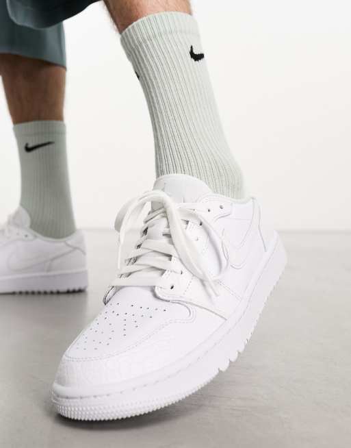 Nike Air Jordan 1 Low Golf  Triple White