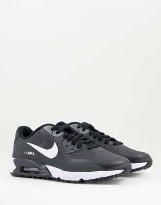 Nike Golf Nike Golf Air Max 90 shoes in black and white