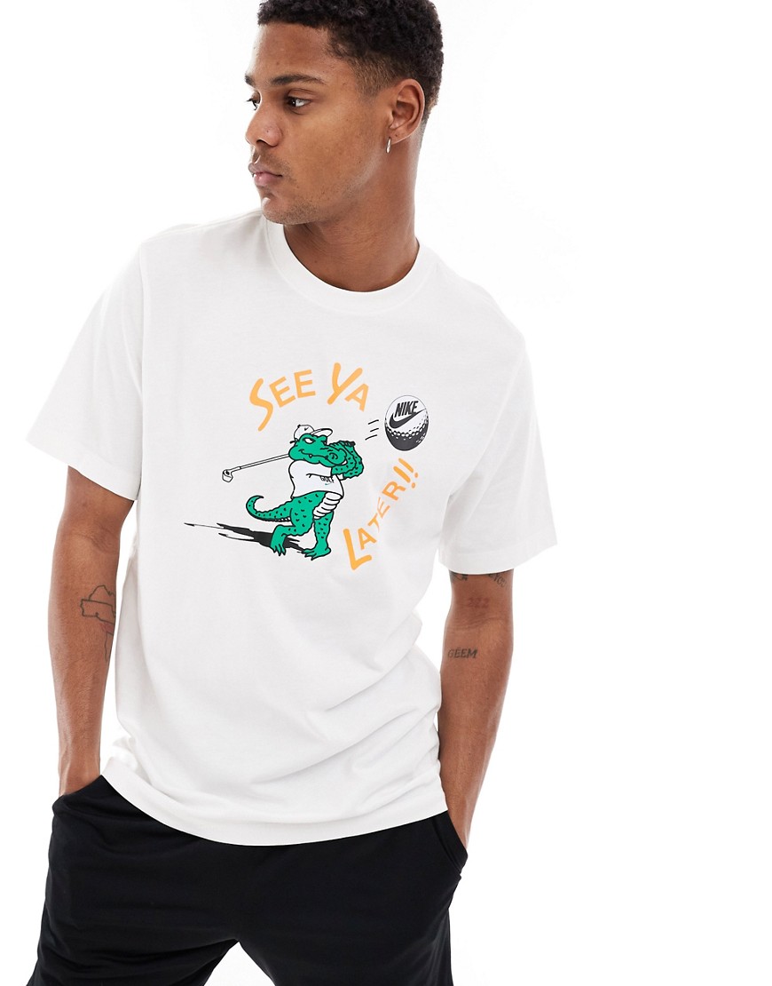 Nike Golf alligator t-shirt in white