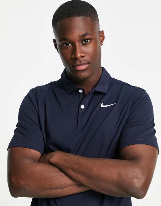 Nike golf polo no sales collar