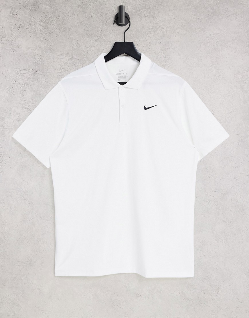 Nike Golf Dri-FIT Essential polo shirt in white