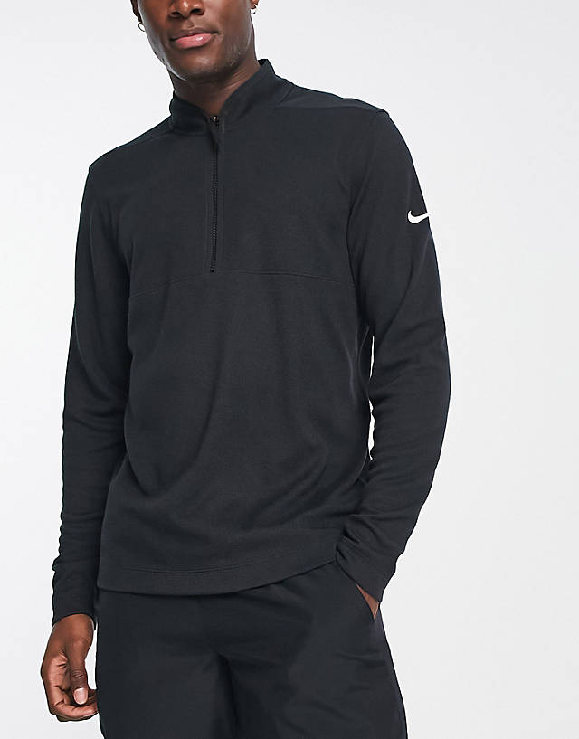 Nike Golf - dri-fit half zip sweatshirt in black