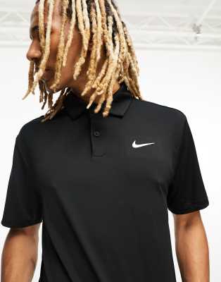 Nike Dri-fit Polo In Black