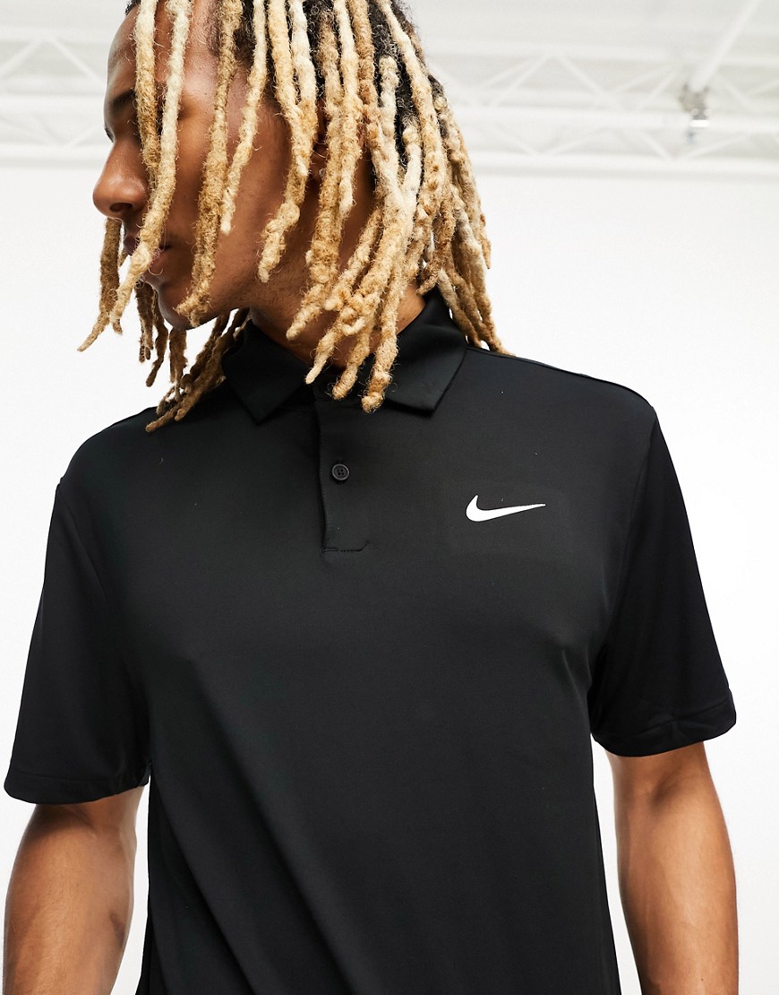 Nike Golf Dri-FIT polo in black