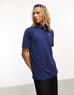 Nike Dri-fit Polo In Blue