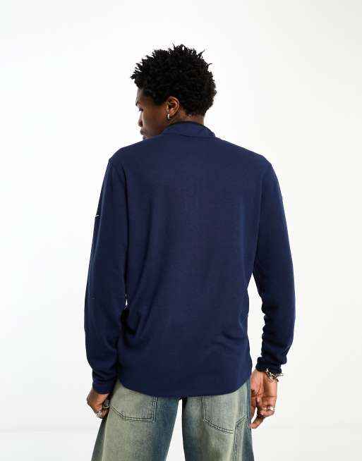 Nike Golf Dri FIT Victory half zip long sleeve in navy ASOS