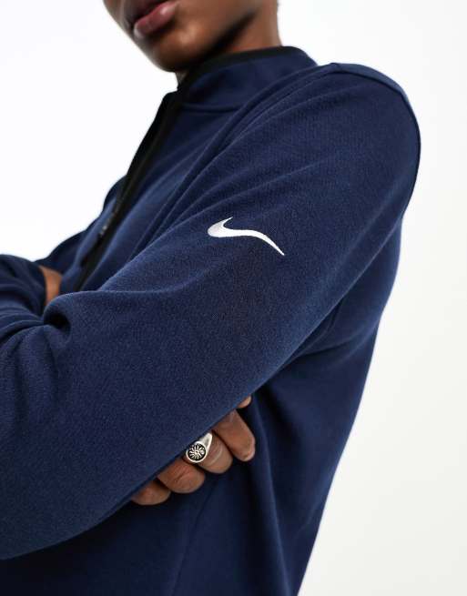 Nike Golf Dri FIT Victory half zip long sleeve in navy ASOS