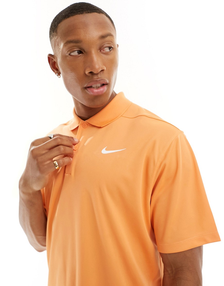 Nike Golf Dri-Fit Victory polo in orange