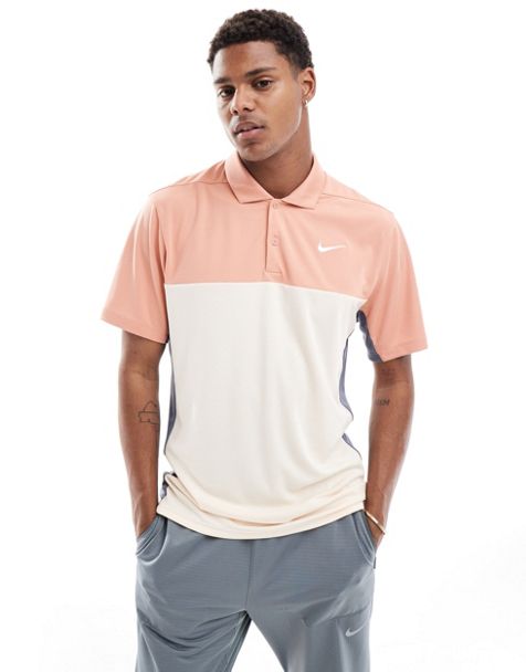 Nike Golf Dri-Fit Victory polo in pink multi