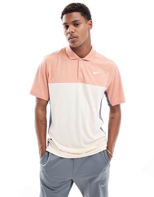 Nike Golf Dri Fit Victory polo in pink multi ASOS