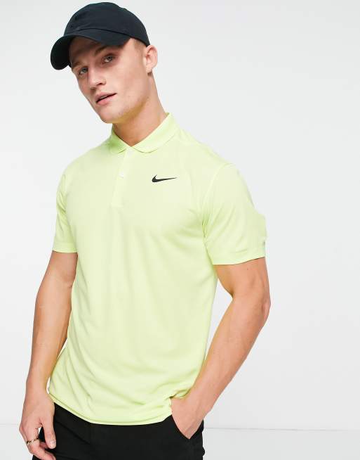 Nike Golf Dri FIT Victory polo in yellow