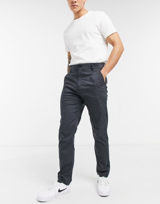 Nike Golf – Dry – Ciemnoszare dopasowane spodnie chinosy