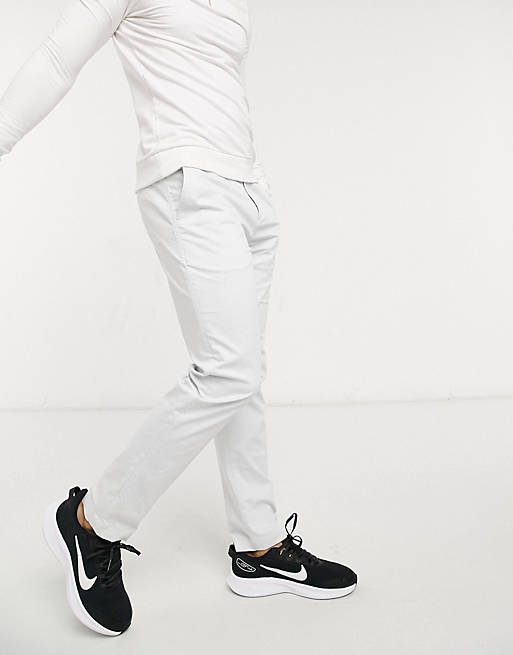Nike Golf Dry slim chino trousers in light grey