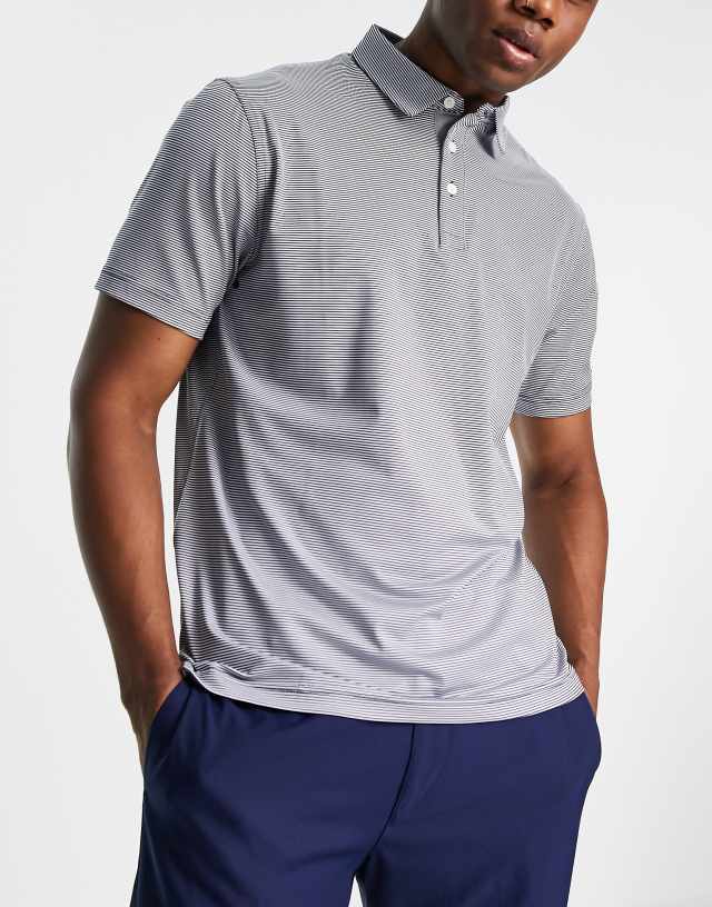 Nike Golf Player Dri-FIT Control stripe polo in gray