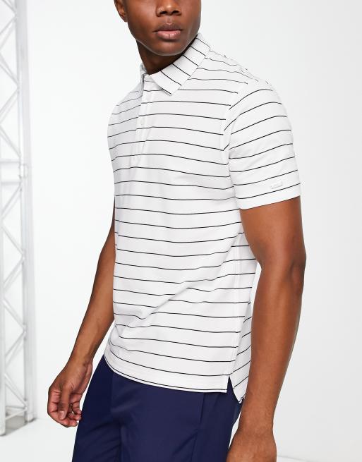 Striped golf clearance shirts