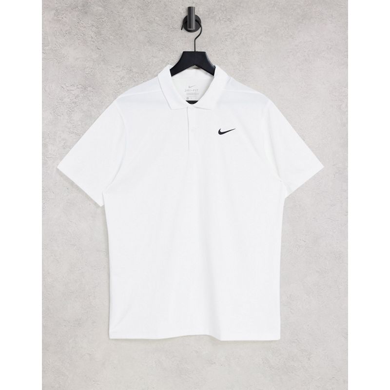 Uomo Activewear Nike - Golf - Polo in tessuto Dri-FIT bianca