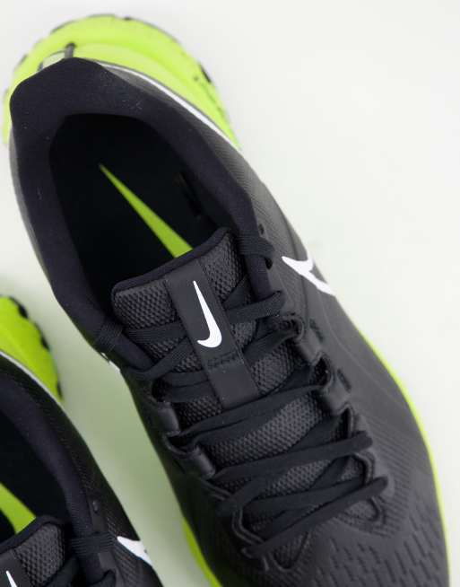 Nike Golf React Infinity Pro trainers in black and yellow, 4 of 4