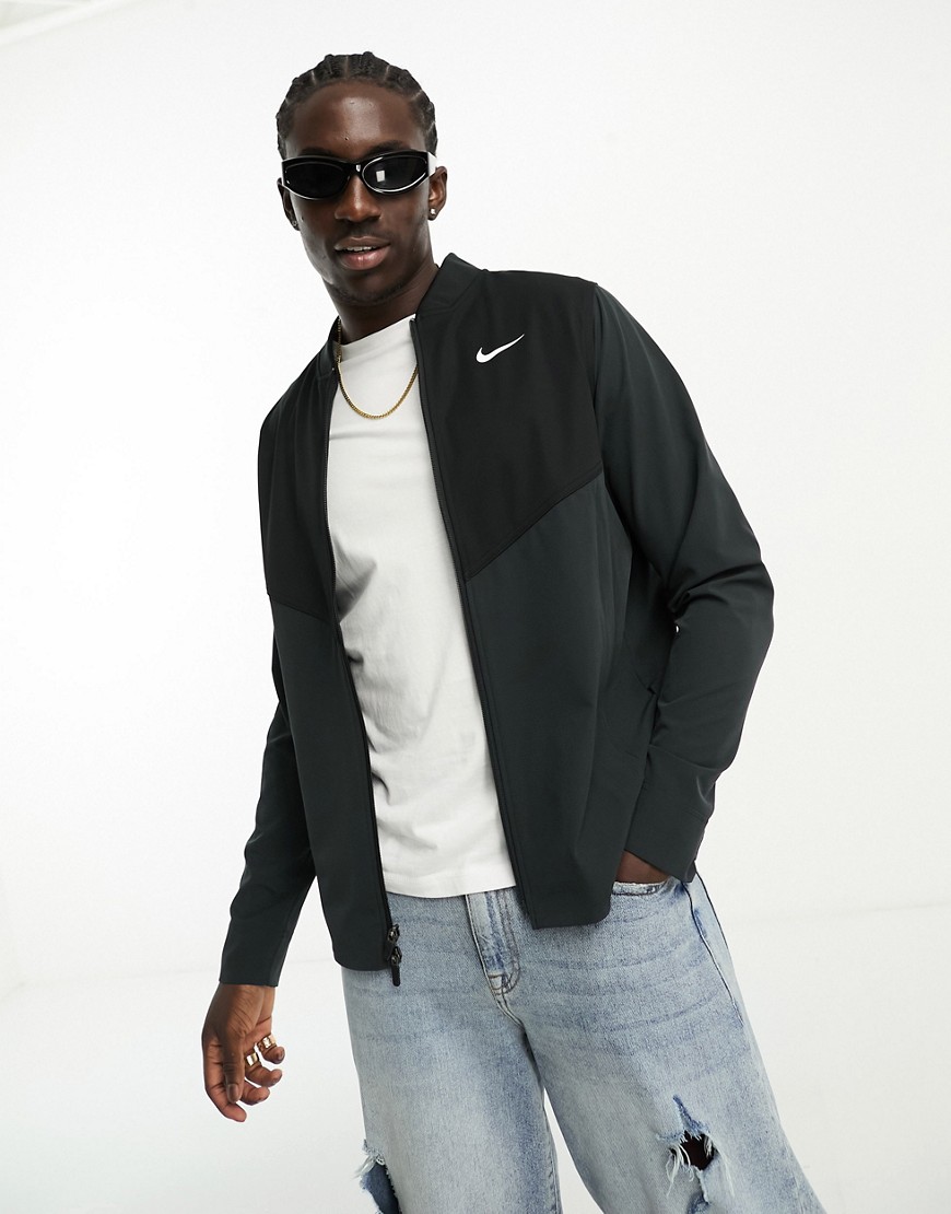 Nike Golf Repel Tour packable half-zip jacket in black