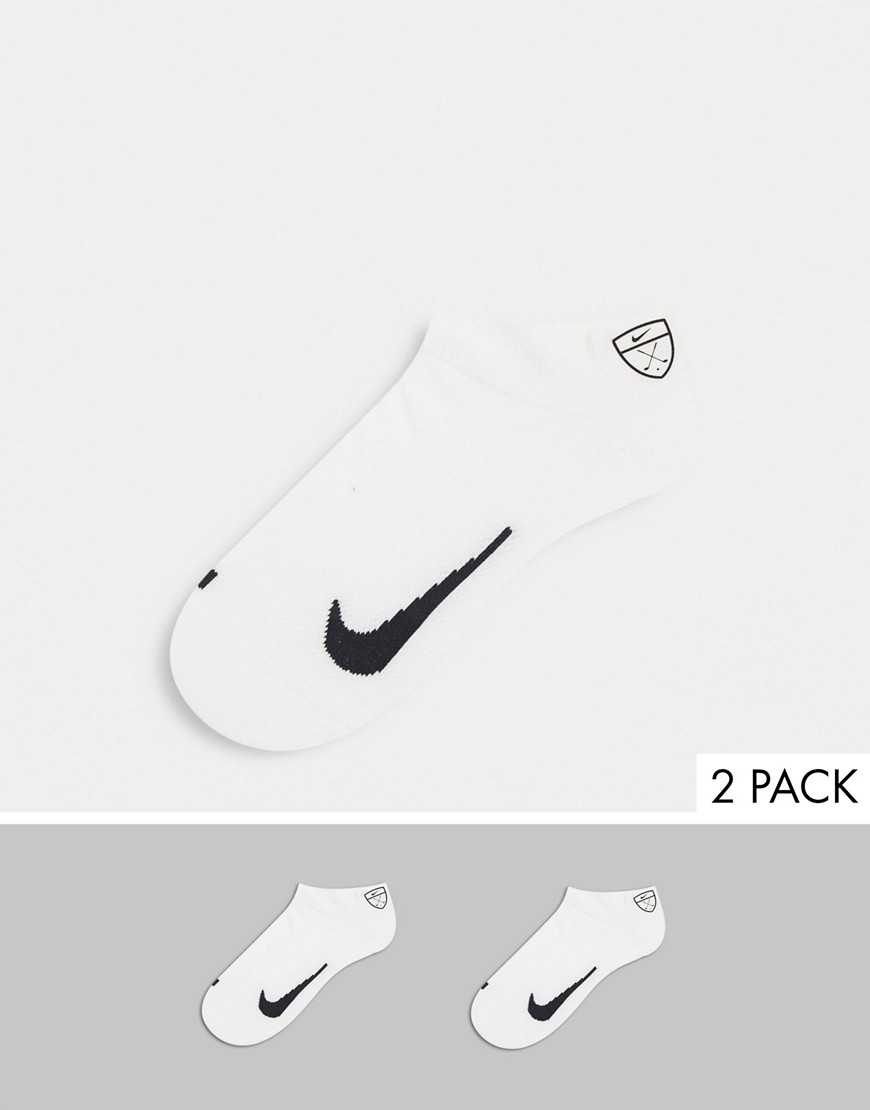 Nike - Golf - Set van 2 paar sokken in wit
